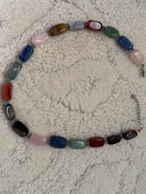 Polished Stone Necklace